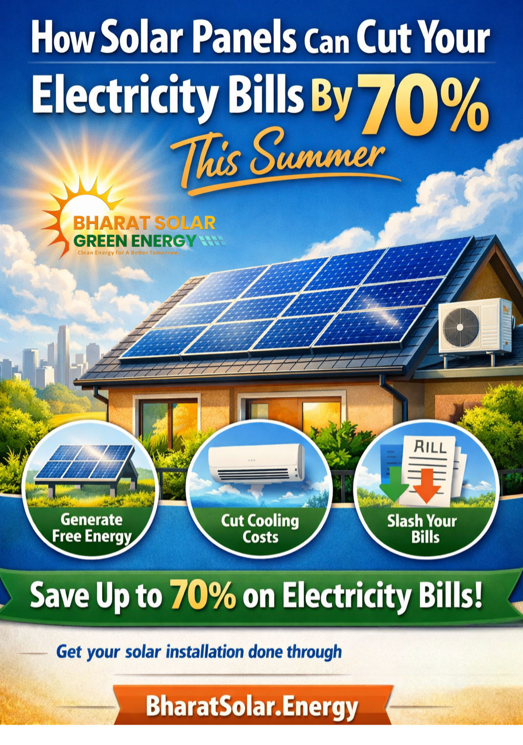 How Solar Panels Can Cut Your Electricity Bills By 70% This Summer 🌞
